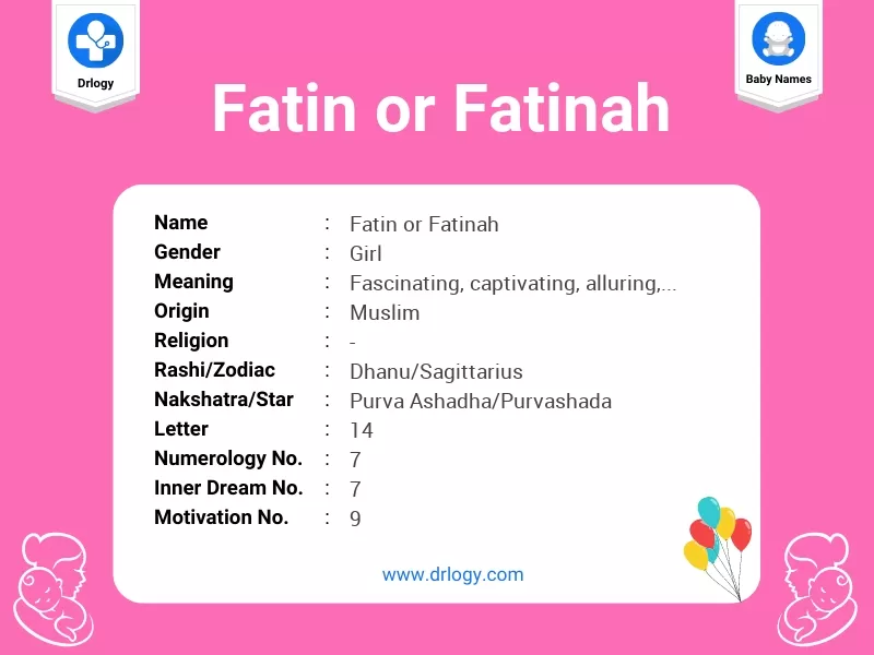 Fatin Or Fatinah Name Meaning